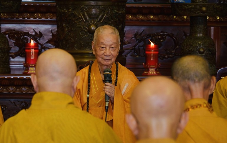 Đức Pháp chủ GHPGVN: Người tu sống trong giới luật là cách để giữ bình yên cho mình và cho Giáo hội