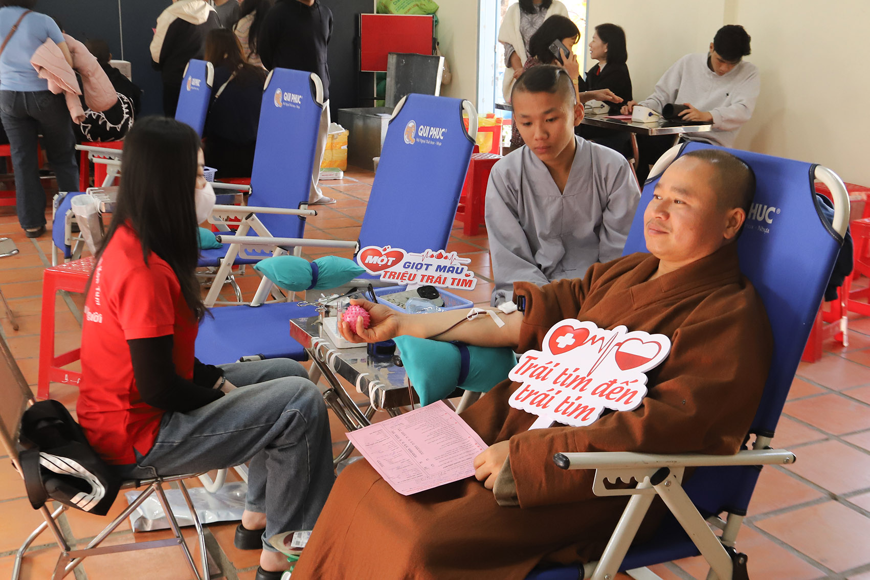 Tổ Đình Bác Ái lan tỏa yêu thương tại Ngày Hội Hiến Máu Nhân Đạo - Lần Thứ I